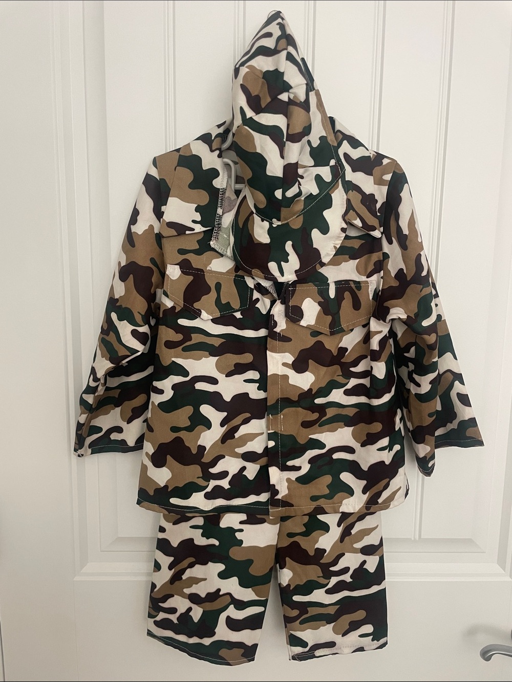 Kids Camouflage Jacket and Pant Set - Green Brown Camo